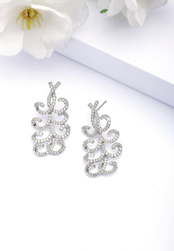 Boucles d'oreilles tourbillon fantaisistes
